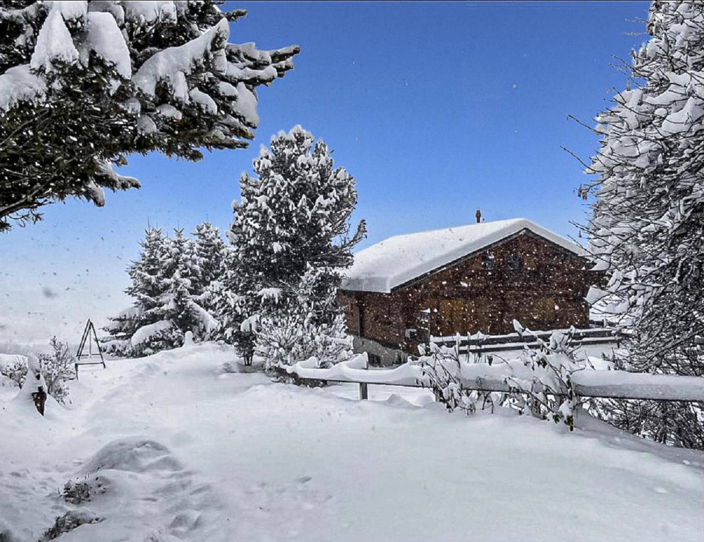 Chalet Albarose - Vercorin Exteriér fotografie